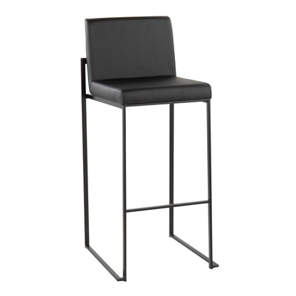 Fuji - Contemporary High Back Barstool Elegant Design