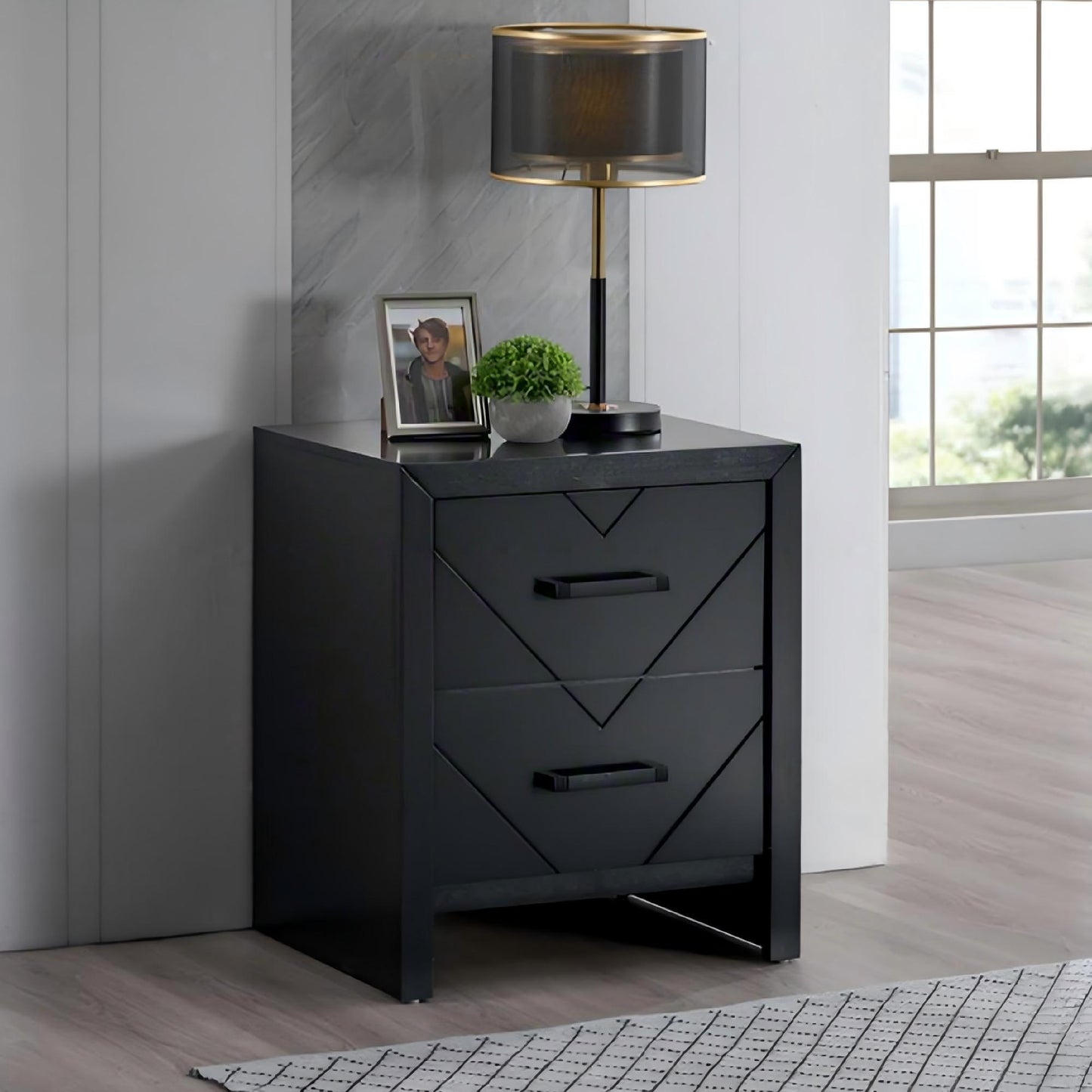 Morris - 2 Drawer Nightstand