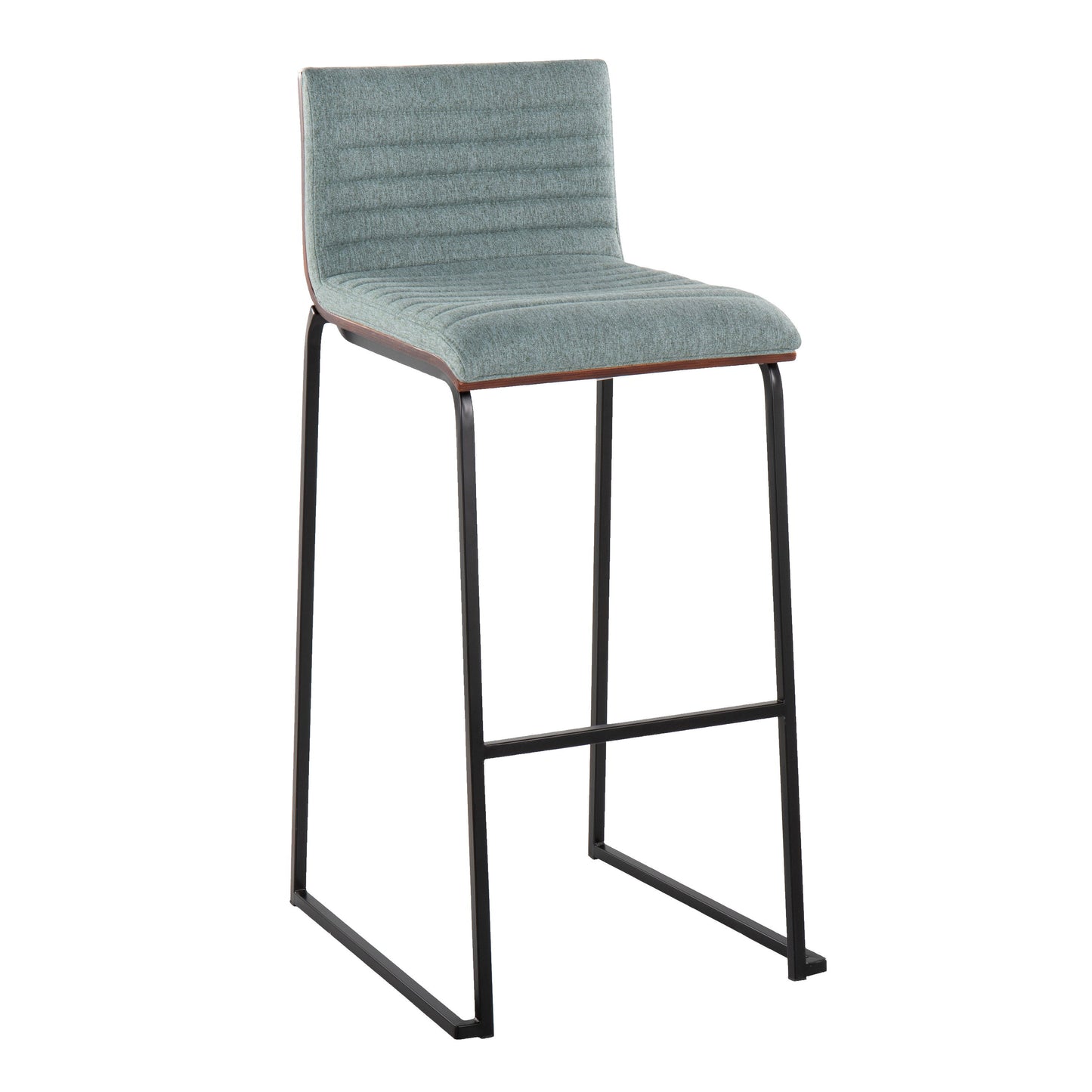 Mason Mara - Contemporary, Fixed Height Barstool (Set of 2)