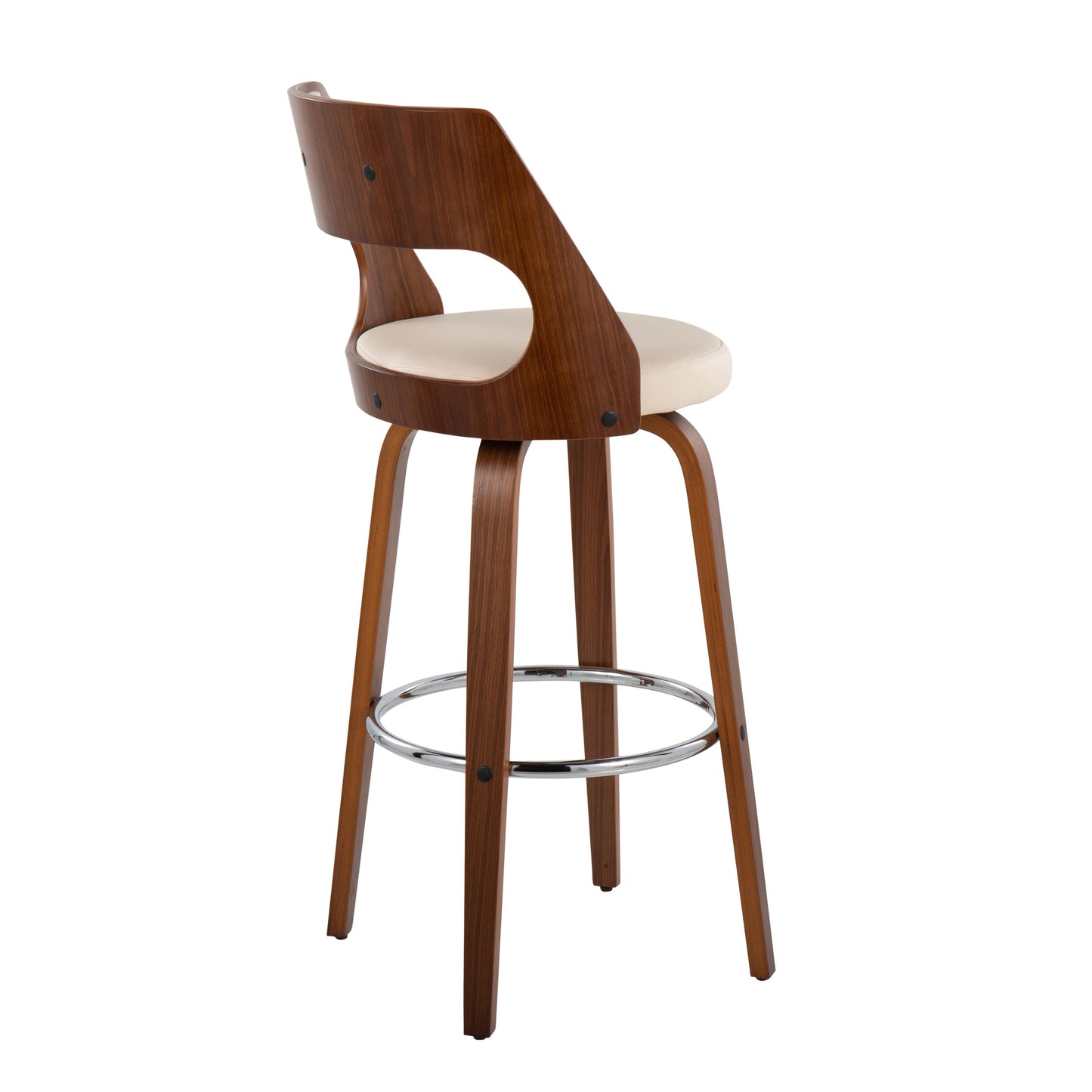 Cecina - Mid Century Modern Barstool With Swivel (Set of 2)