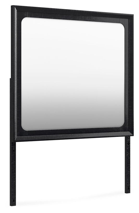 Londer - Black - Bedroom Mirror