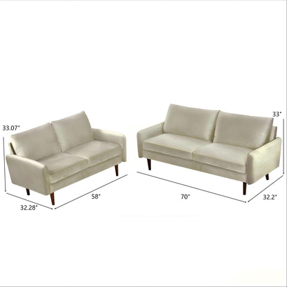 Kent - Sofa & Loveseat Set