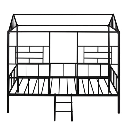 House Bed Frame With Slatted Support, No Box Spring Needed