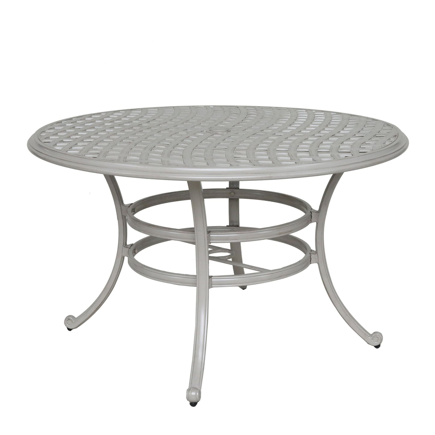 Stylish Outdoor Aluminum 5 Piece Round Dining Set