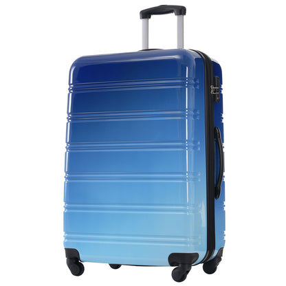 Hardshell Luggage Sets 3 Piece Gradient Color Expandable Suitcase With Spinner Wheels And Tsa Lock Lightweight 20" 24" 28" Available