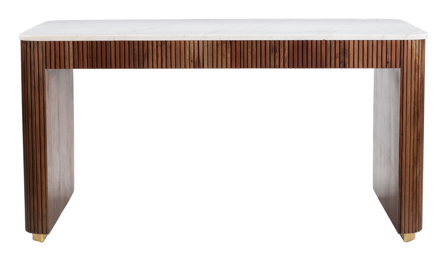 Obeah - Desk - White / Walnut