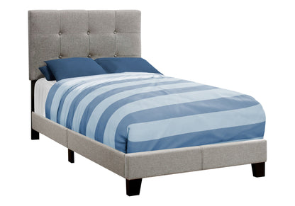 Bed, Upholstered, Frame Only, Transitional