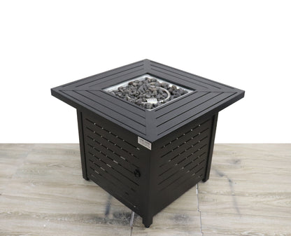 Propane & Gas Fire Pit Table - Black