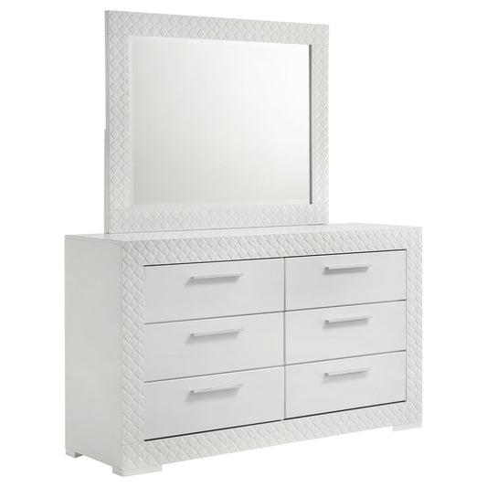 Pierce - 6 Drawer Dresser And Mirror