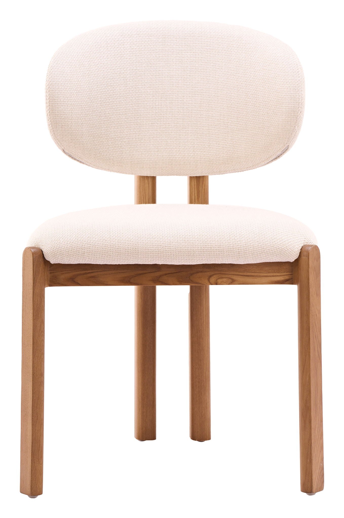 Rosetta - Dining Chair (Set of 2) - Beige / Walnut