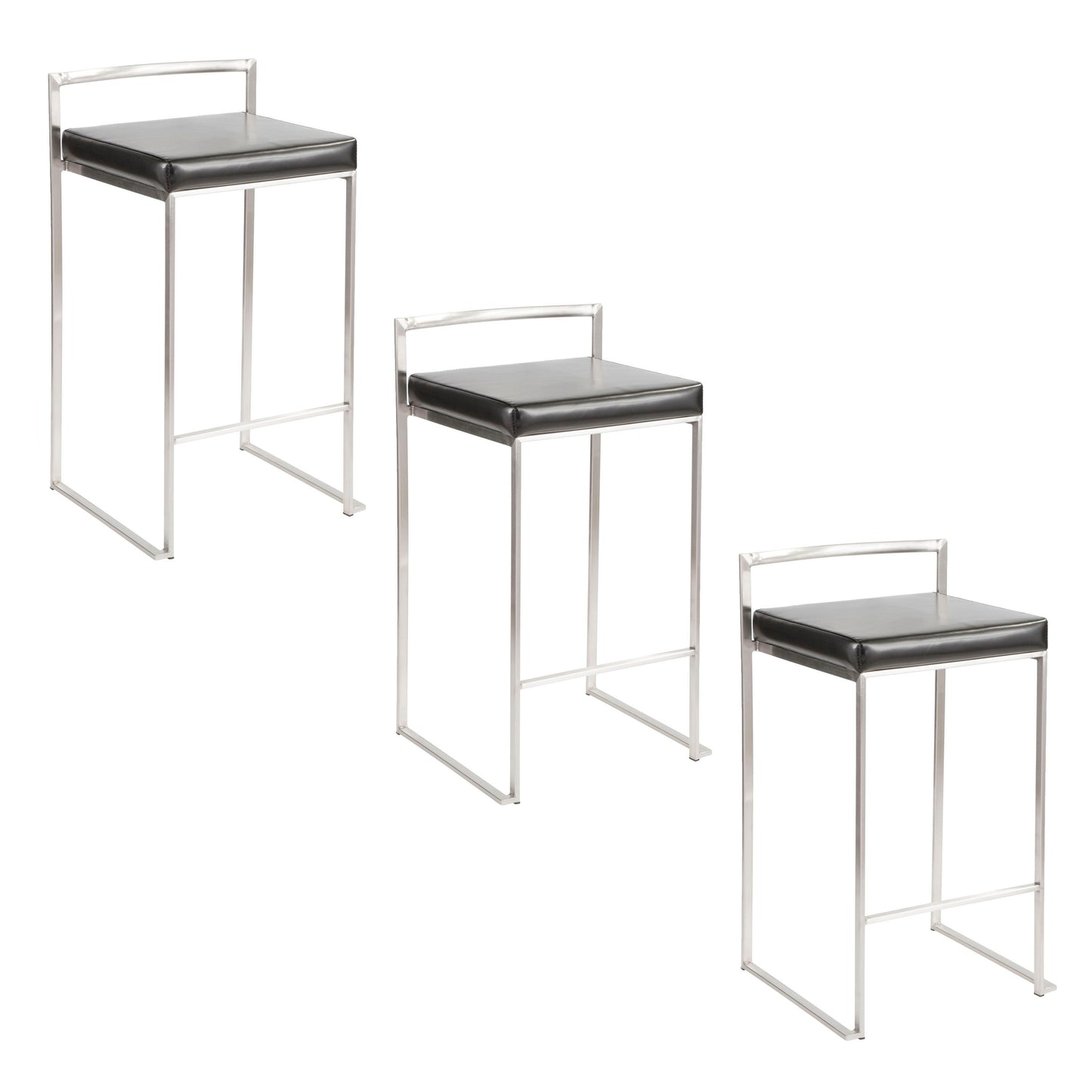 Fuji - Elegant Design Contemporary Stackable Counter Stool