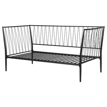 Richland - Metal Twin Daybed Bed Frame - Matte Black