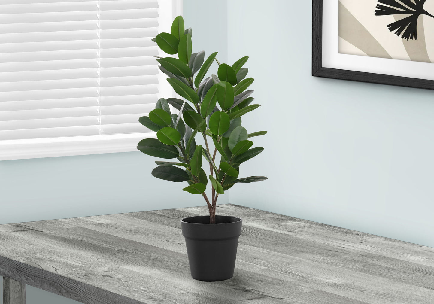 28" Tall, Artificial Plant, Garcinia Tree, Indoor, Faux, Fake, Floor, Greenery, Potted, Real Touch, Decorative - Green / Black