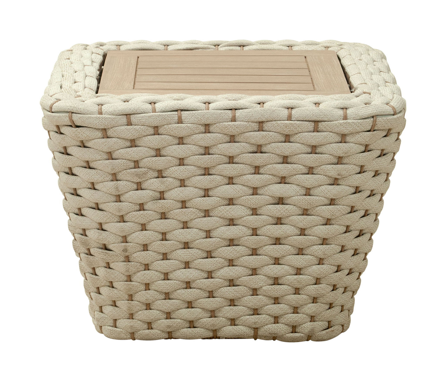 Antul - Outdoor Coffee Table - White / Natural