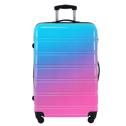 Hardshell Luggage Sets 3 Piece Gradient Color Expandable Suitcase With Spinner Wheels And Tsa Lock Lightweight 20" 24" 28" Available