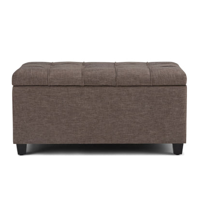 Sienna - Upholstered Storage Ottoman Bench