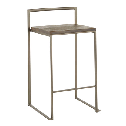 Fuji - Industrial Stackable Counter Stool Set