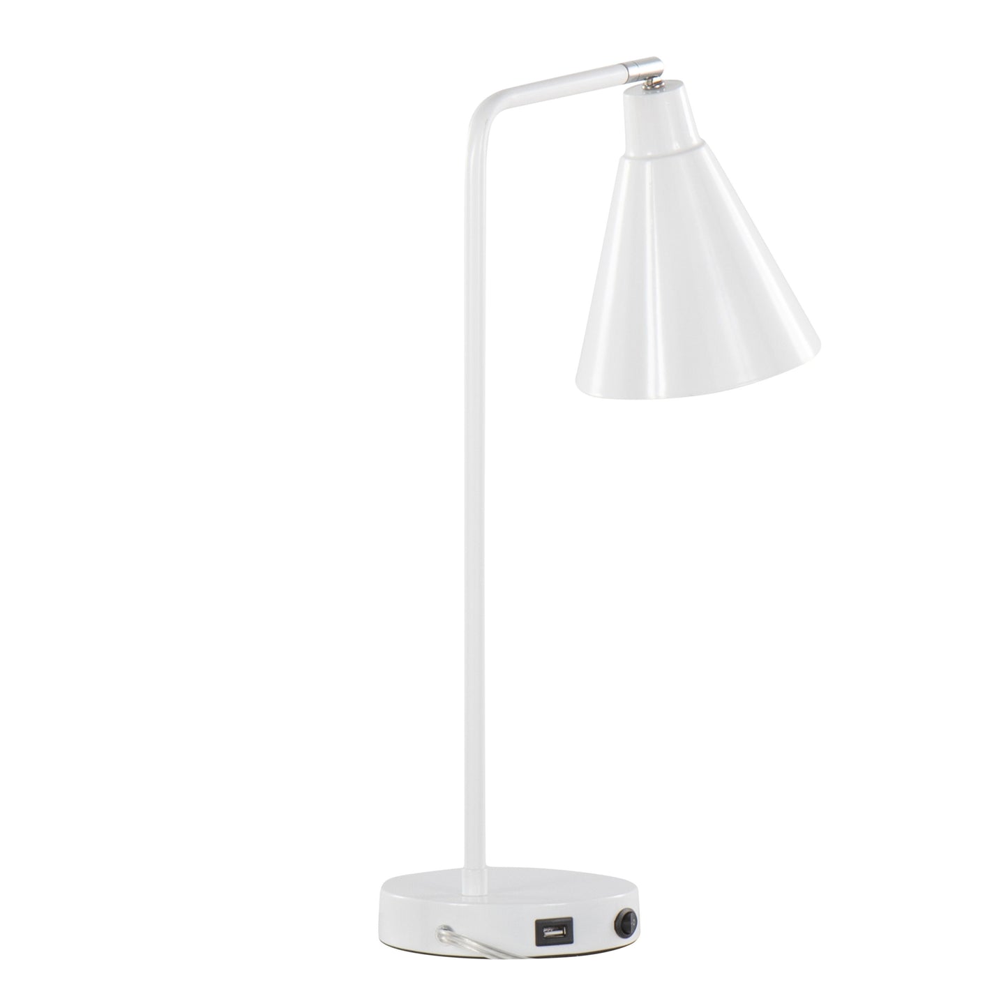 Pix - Contemporary Task Lamp Built In USB Port