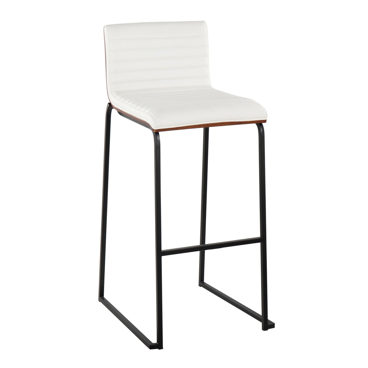 Mason Mara - Contemporary, Fixed Height Barstool (Set of 2)