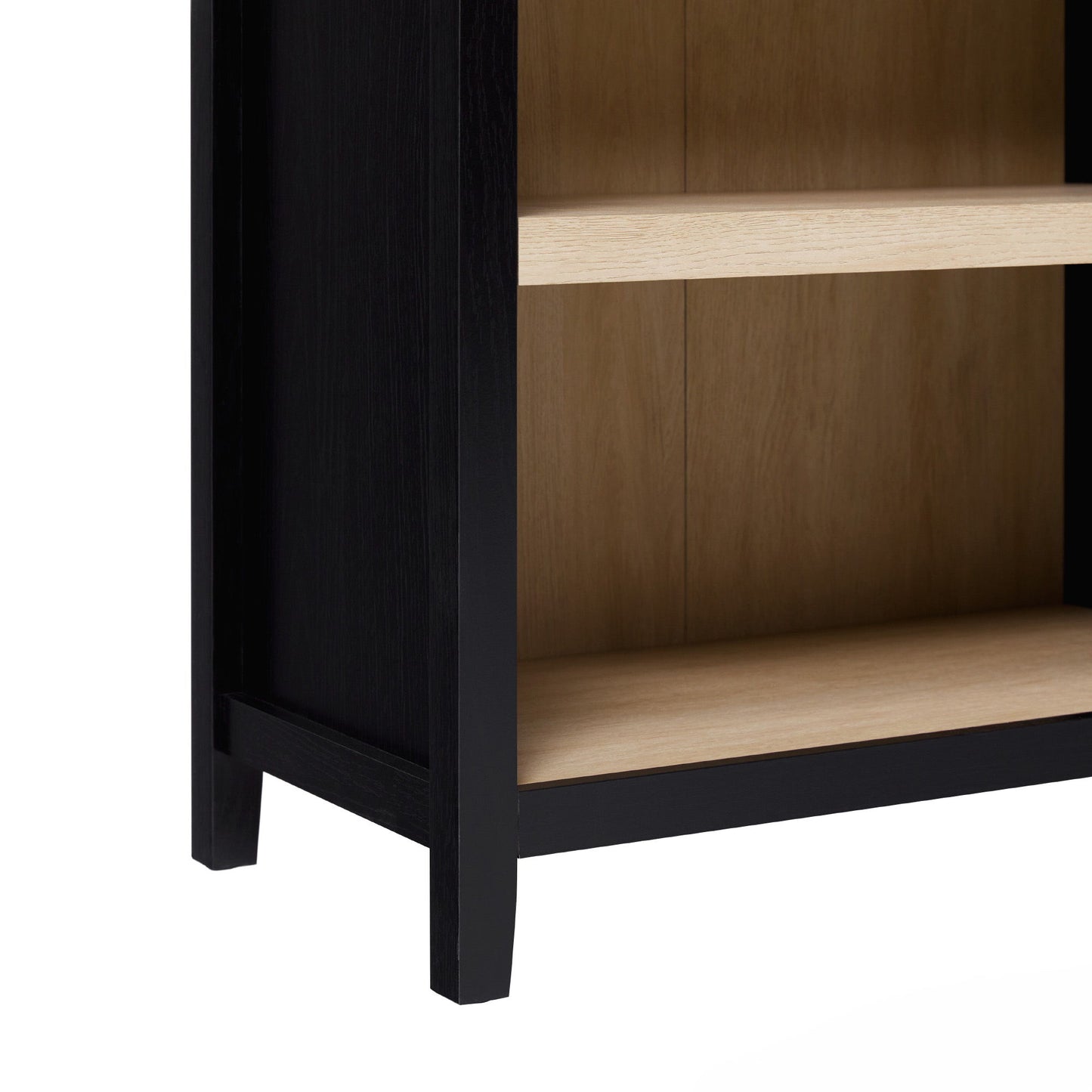 Modern 5 Shelf Open Arched Bookshelf