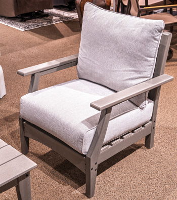 Lone View Bay - Lounge Chair With Cushion (Set of 2) - Gray