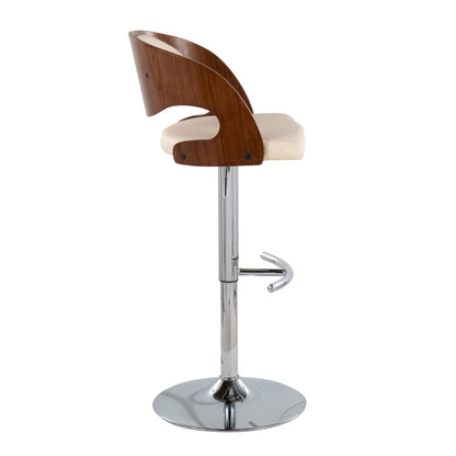 Pino - Mid Century Modern Adjustable Barstool With Swivel