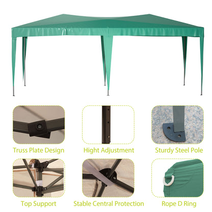 Pop Up Canopy Outdoor Portable Party Folding Tent With 6 Removable Sidewalls + Carry Bag + 6 Pieces Weight Bag