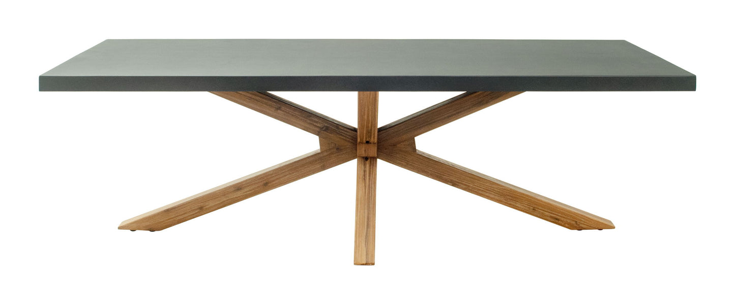 Suan - Outdoor Rectangular Dining Table - Gray