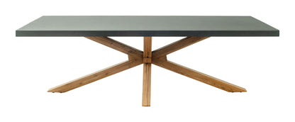 Suan - Outdoor Rectangular Dining Table - Gray