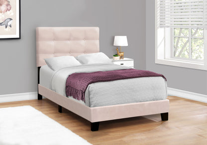 Bed, Upholstered, Frame Only, Transitional