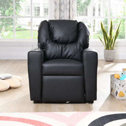 Kids Recliner Chair - Black