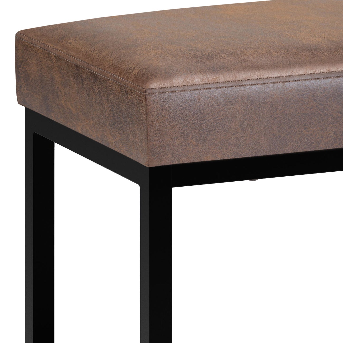 Reynolds - Small Bench - Distressed Chestnut Brown