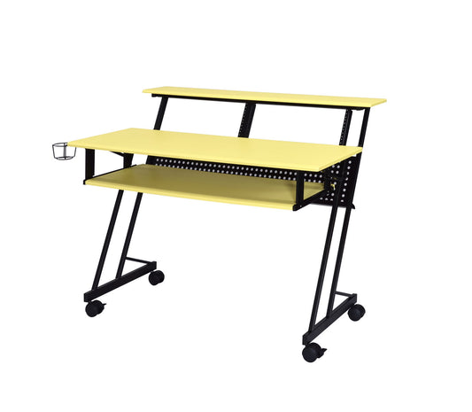 Suitor - Music Recording Studio Desk - Black / Yellow