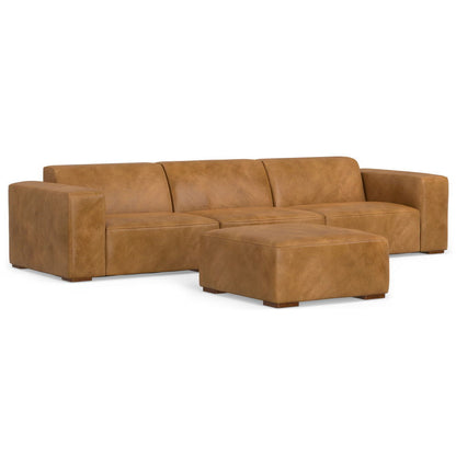 Rex - Handcrafted Sectional Sofa And Ottoman