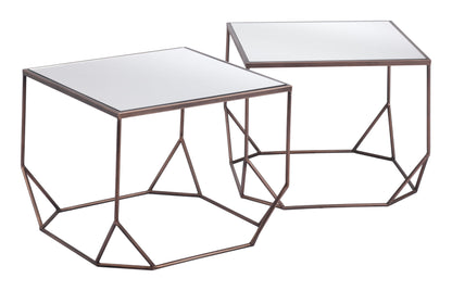 Arzon - Coffee Table Set - Bronze