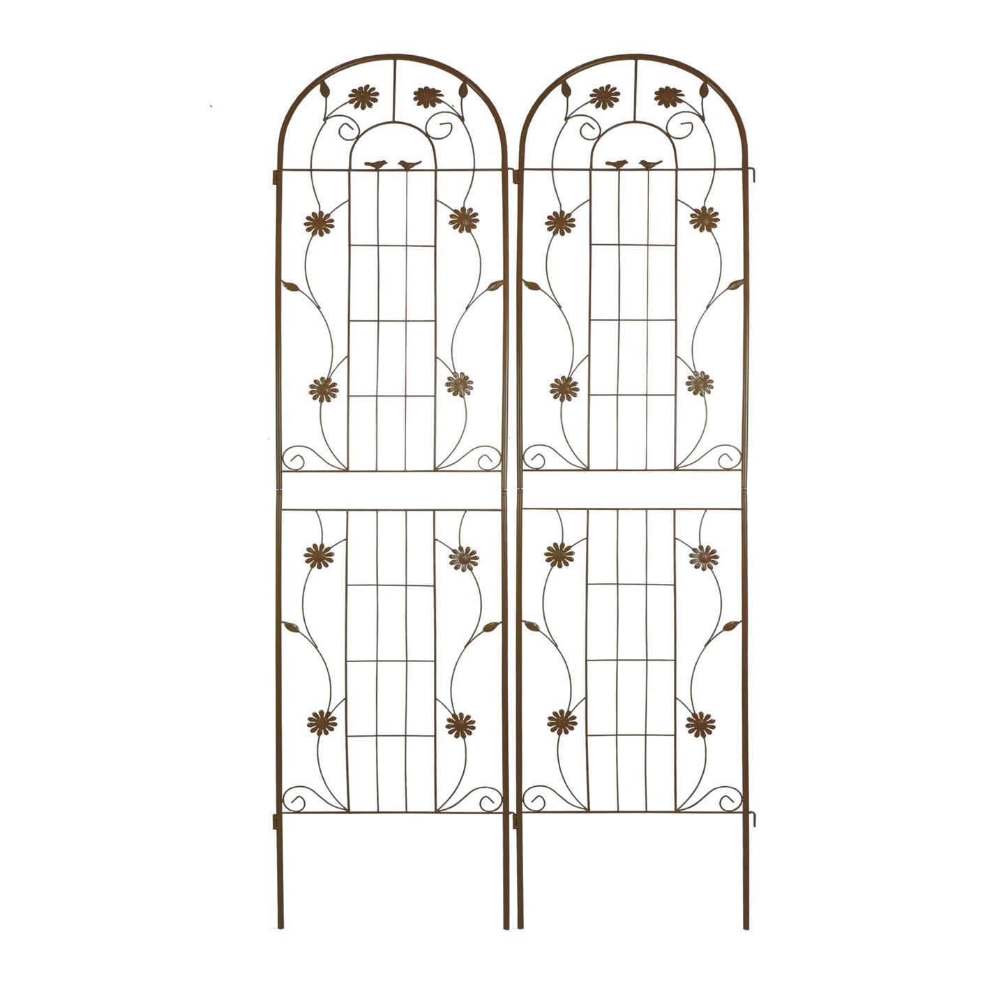 Metal Garden Trellis Rustproof Trellis For Climbing Plant Outdoor Flower Support