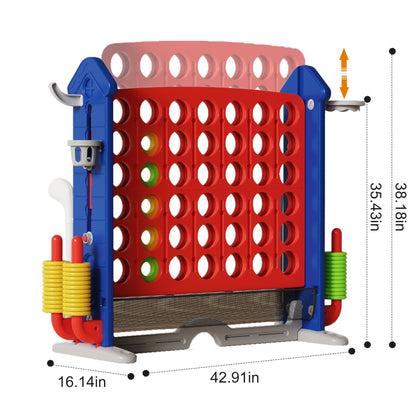 4 To Score Giant Game Set With Mesh Bag & Jumbo Connect 4