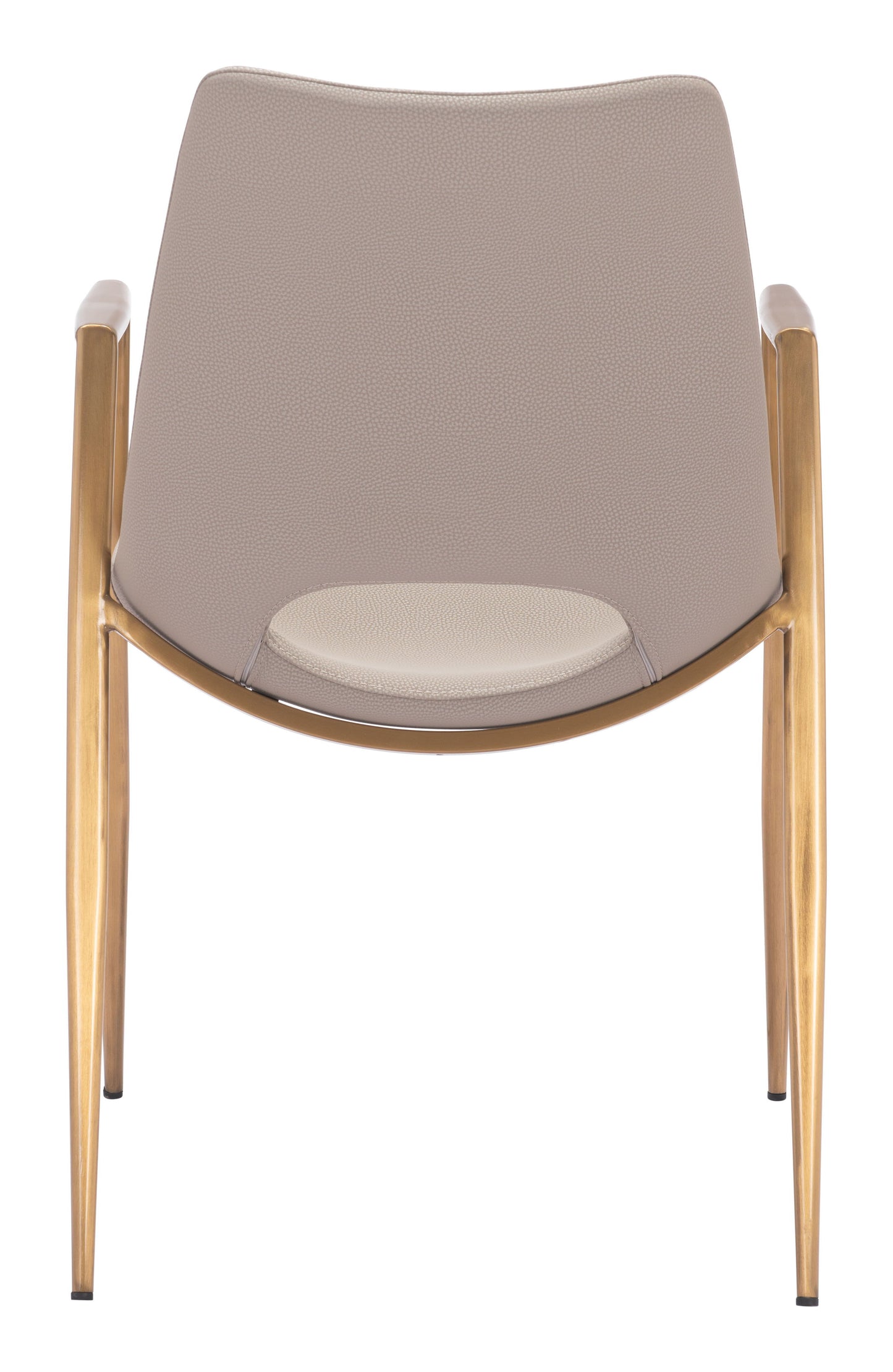 Desi - Dining Chair (Set of 2) - Beige & Gold