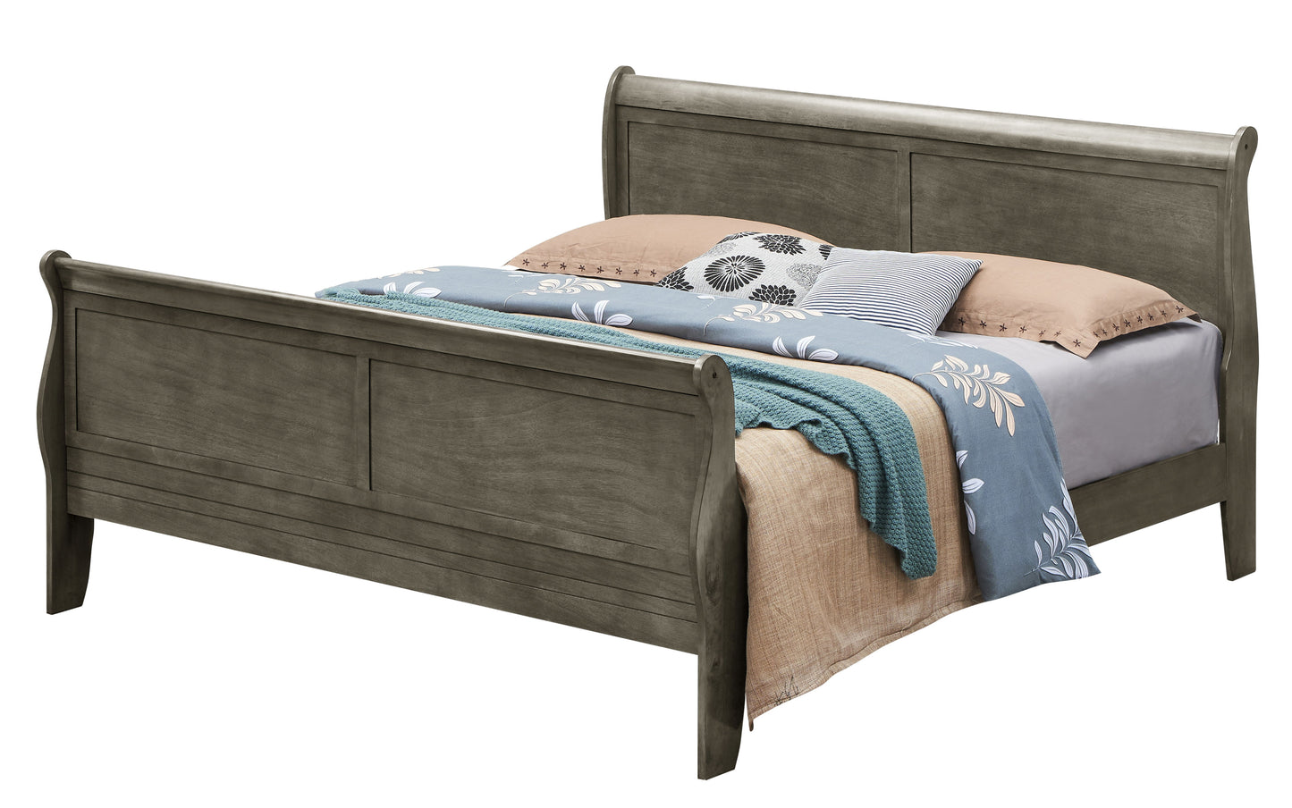 Louis Phillipe - Sleigh Bed