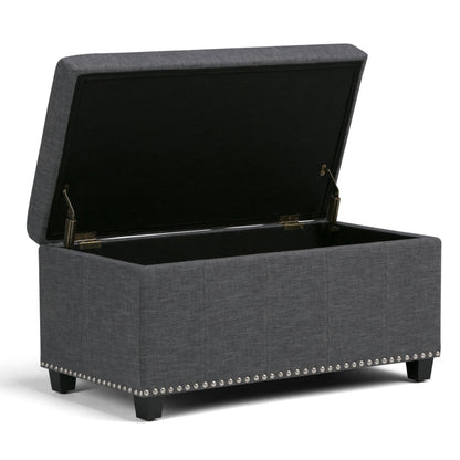 Amelia - Transitional Storage Ottoman Bench