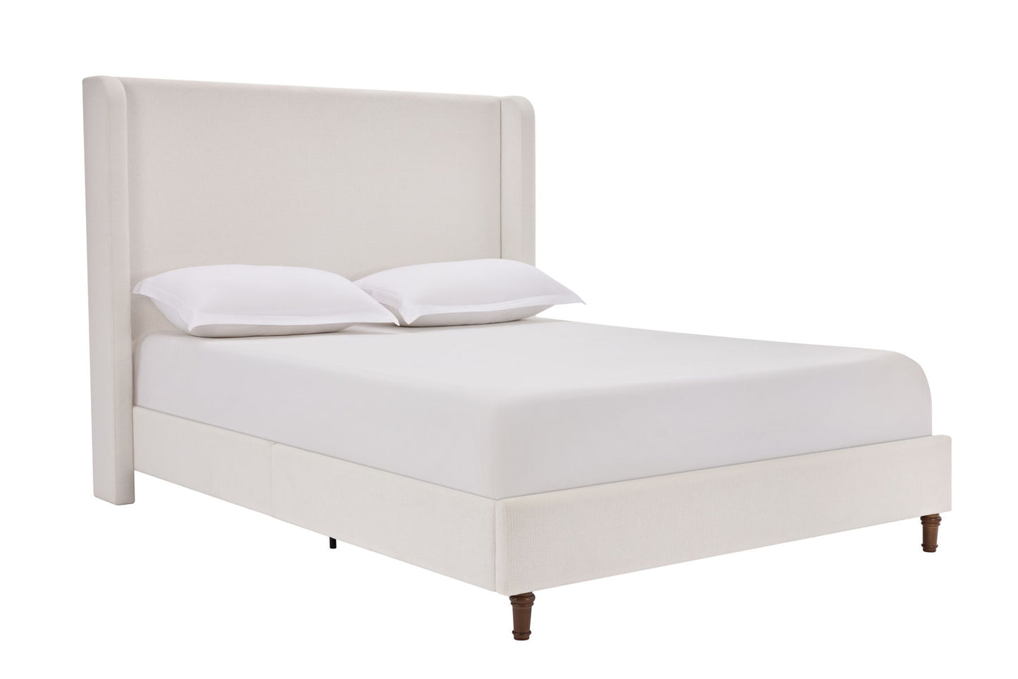 Harper - Tall Headboard Upholstered Bed / High Headboard / Elegant Simplicity / No Box Spring Needed