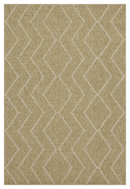 Earth - Indoor / Outdoor Area Rug - Jute / White