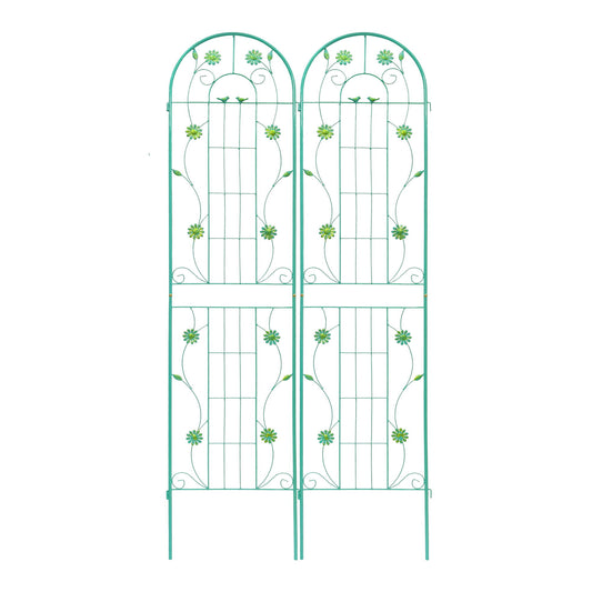 Metal Garden Trellis Rustproof Trellis For Climbing Plant Outdoor Flower Support