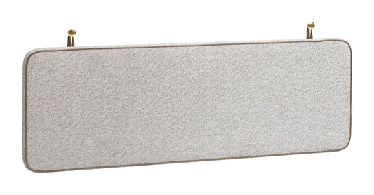 Bela - Floating Queen Headboard - White / Ivory