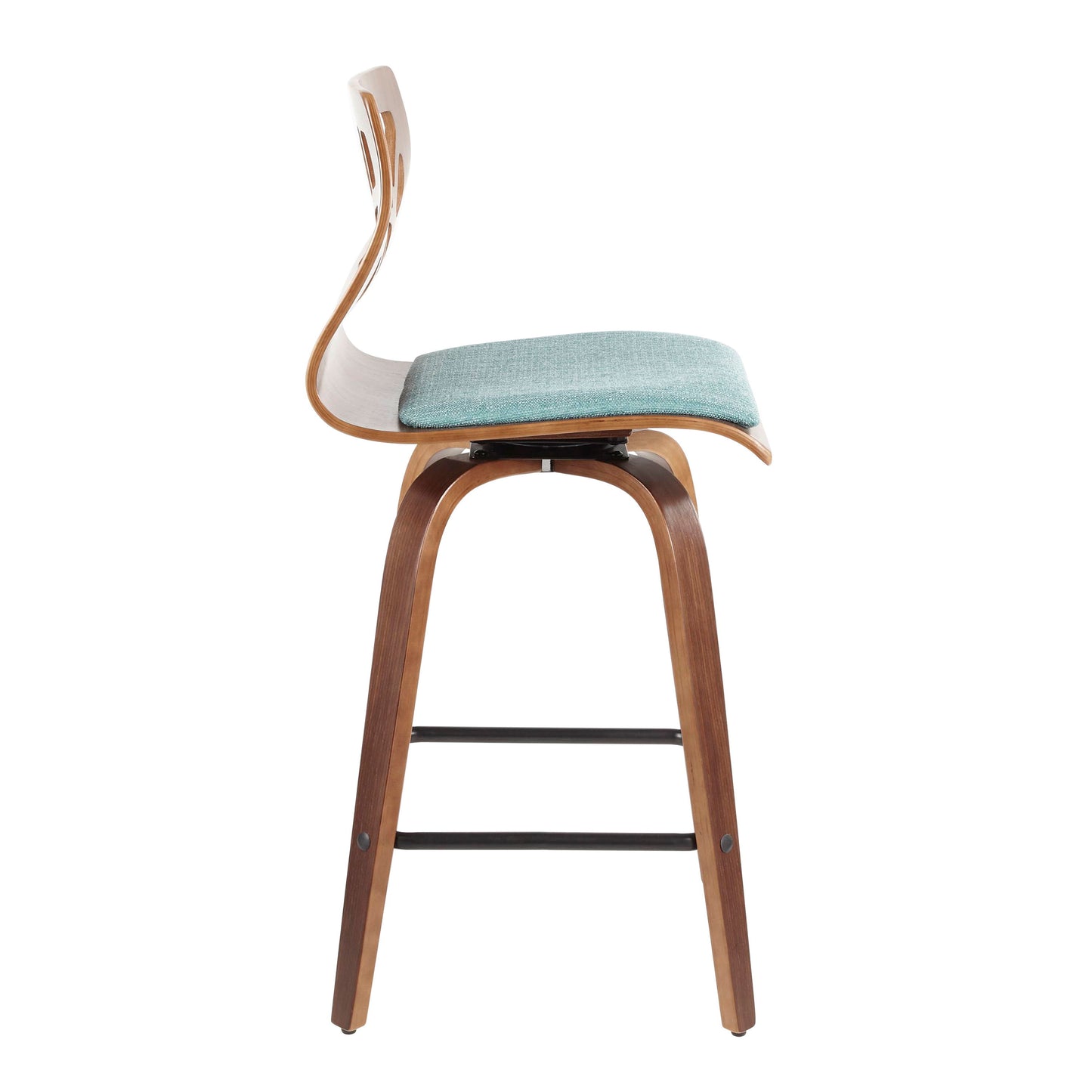 Folia - Mid Century Modern Counter Stool (Set of 2)