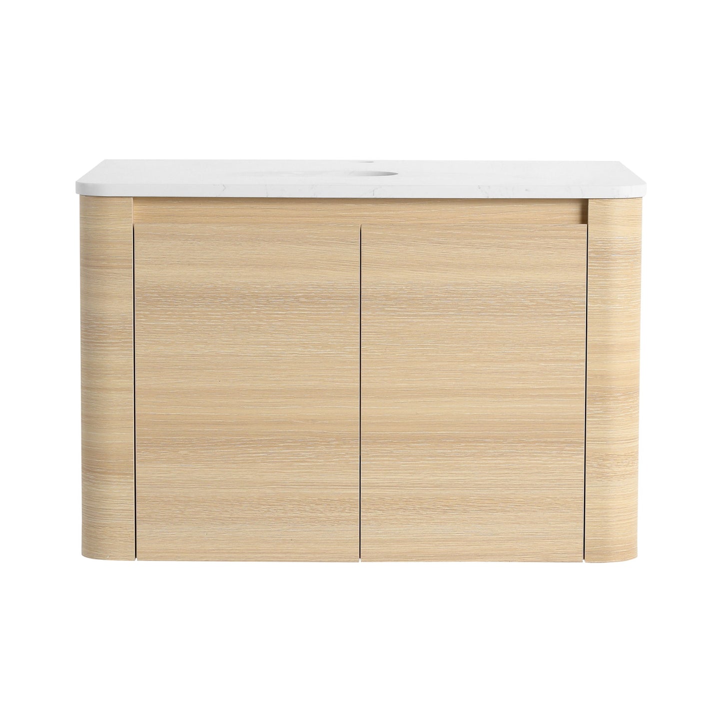 Wall Mounted Bathroom Vanity With Soft Close Door, Excluding Sink