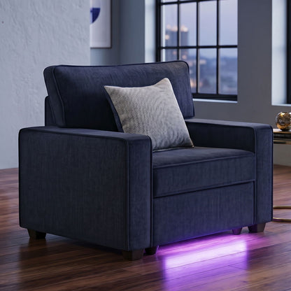 Rita - Accent Chair With LED Underlighting