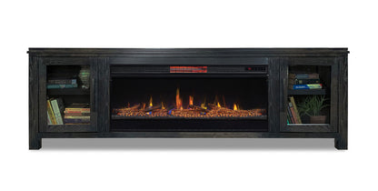 Tybee - Electric Fireplace TV Console For TVs Up To 95" - Clove