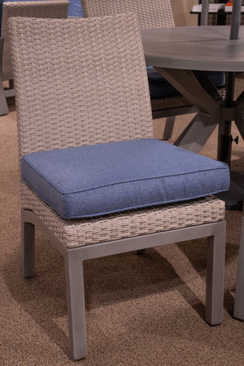 Dillon Beach - Side Chair With Cushion (Set of 2) - Blue / Gray