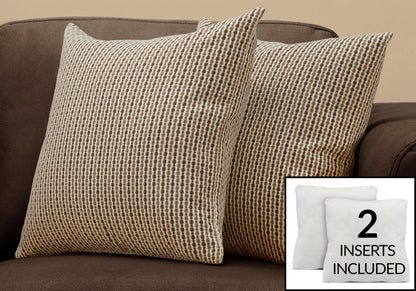 Pillows, Square, Insert Included, Decorative Throw, Hypoallergenic